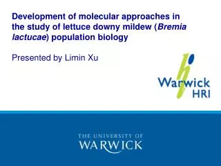 Development of molecular approaches in the study of lettuce downy mildew ( Bremia lactucae ) population biology Presente
