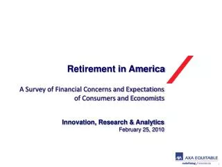 Retirement in America