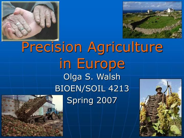 precision agriculture in europe