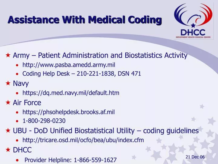 assistance with medical coding