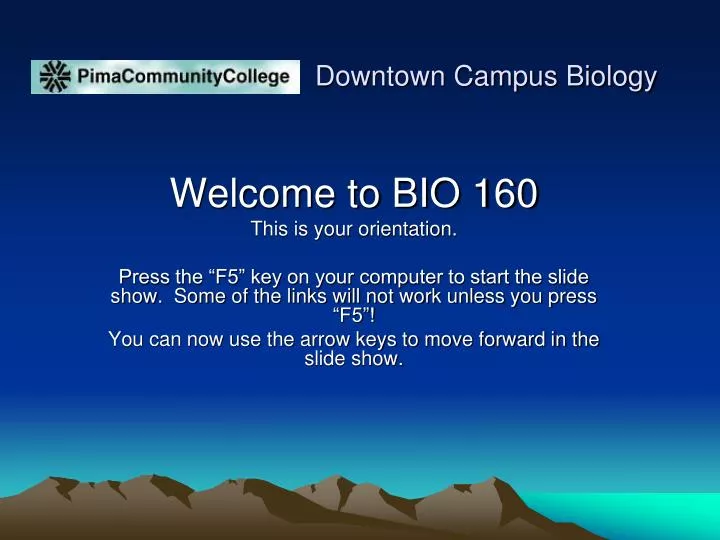 downtown campus biology
