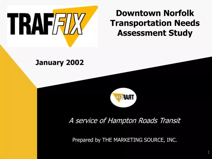 downtown norfolk transportation needs assessment study