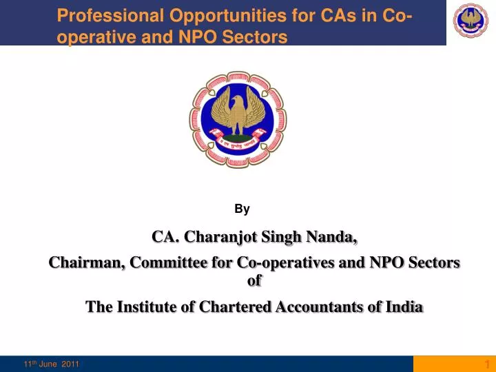 professional opportunities for cas in co operative and npo sectors
