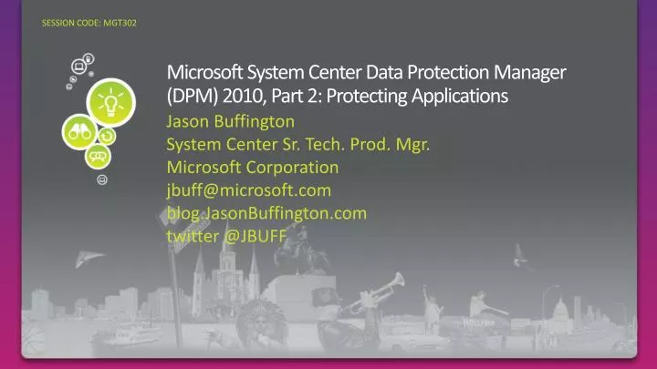 microsoft system center data protection manager dpm 2010 part 2 protecting applications