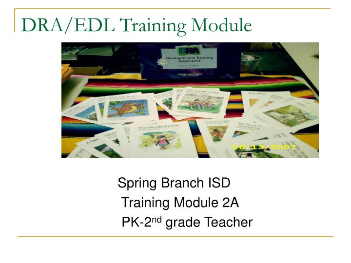 spring branch isd training module 2a pk 2 nd grade teacher