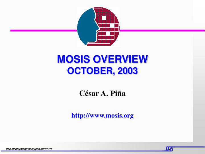 mosis overview october 2003