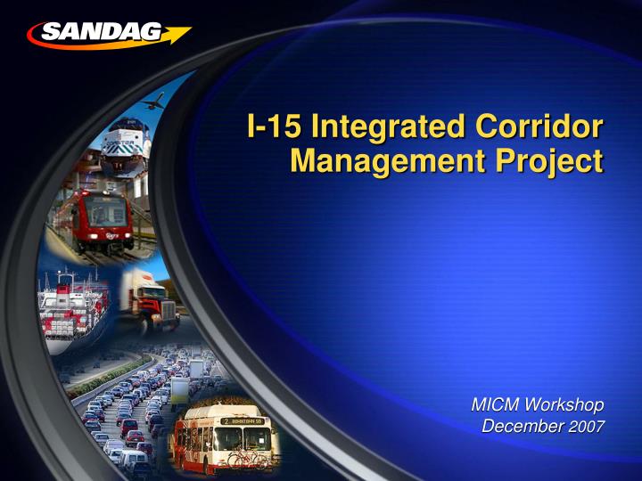 i 15 integrated corridor management project