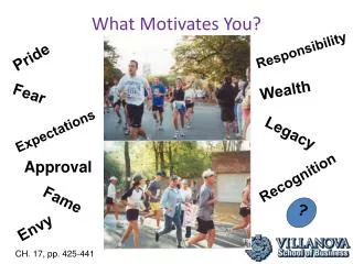 What Motivates You?