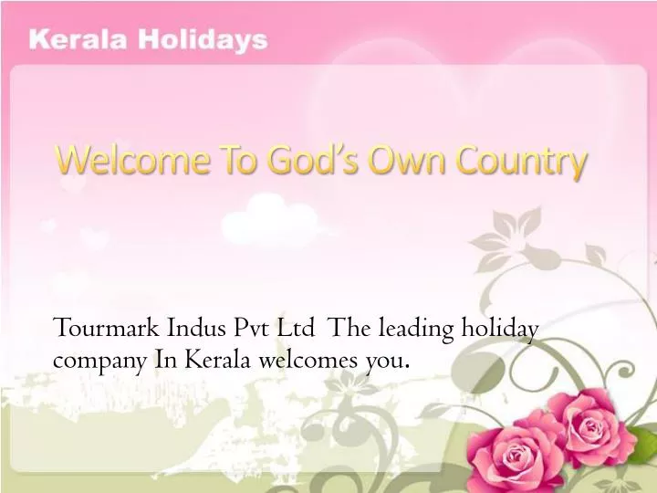 welcome to god s own country