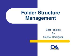 Folder Structure Management