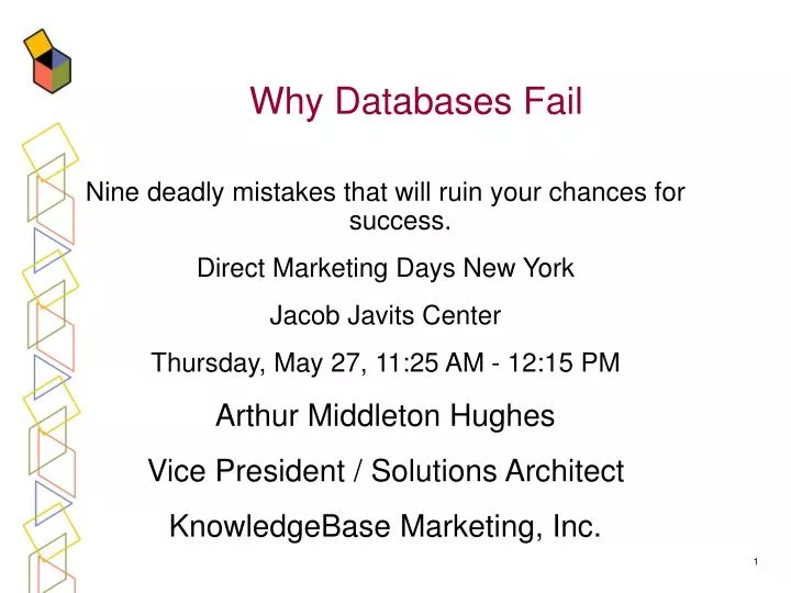 why databases fail