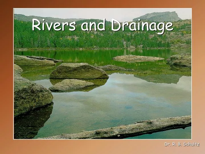 rivers and drainage