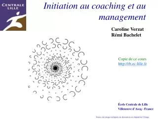 Initiation au coaching et au management
