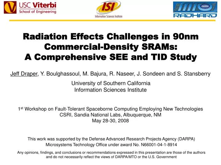 radiation effects challenges in 90nm commercial density srams a comprehensive see and tid study