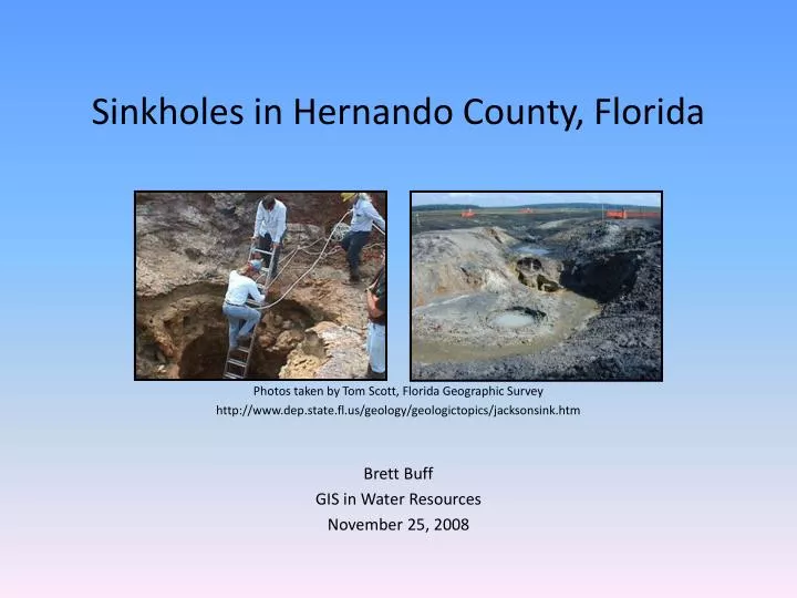 sinkholes in hernando county florida