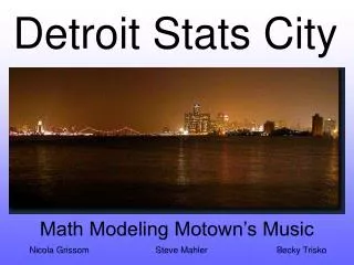 Detroit Stats City