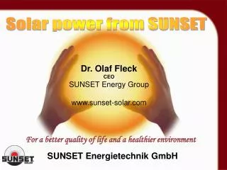 SUNSET Energietechnik GmbH
