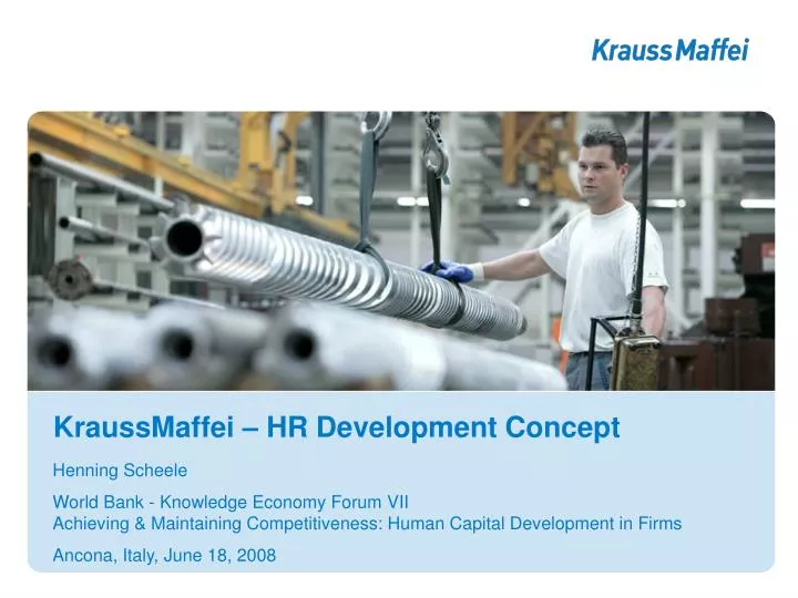 kraussmaffei hr development concept