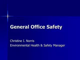 General Office Safety