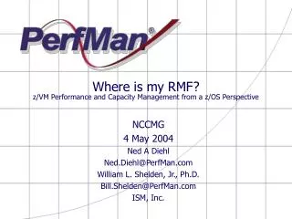 Where is my RMF? z/VM Performance and Capacity Management from a z/OS Perspective