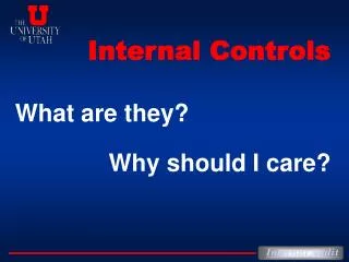 internal controls