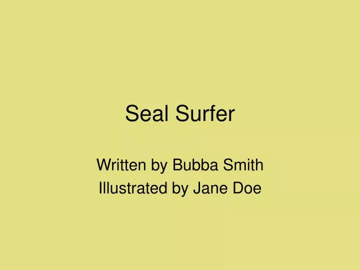 seal surfer