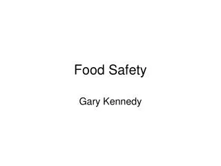 Food Safety