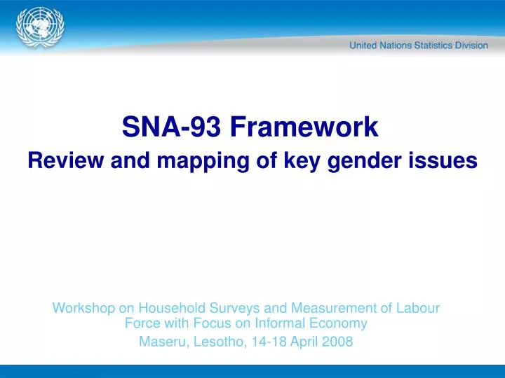 sna 93 framework