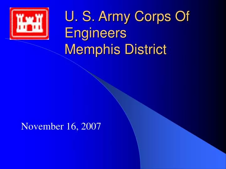 u s army corps of engineers memphis district