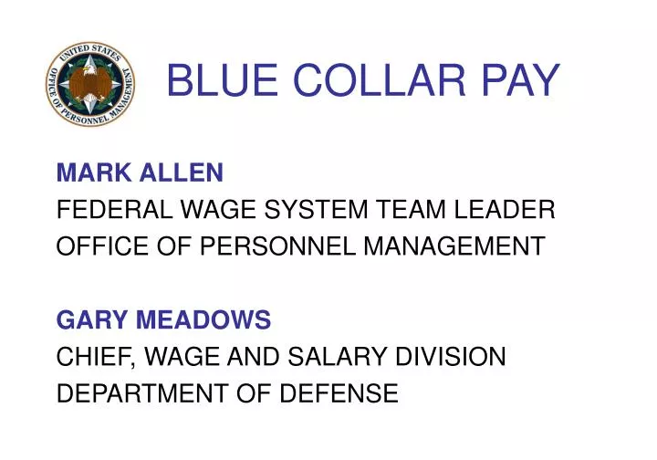 blue collar pay