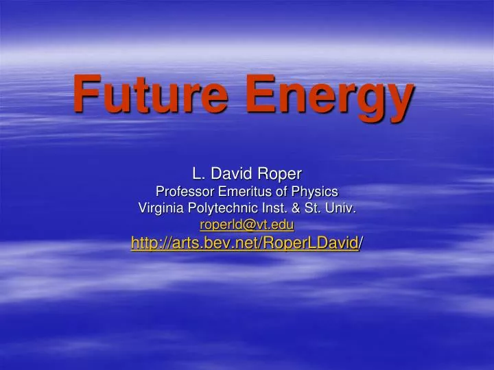 future energy