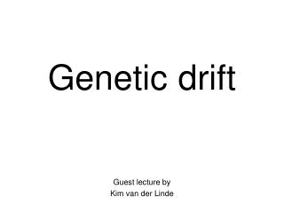 Genetic drift
