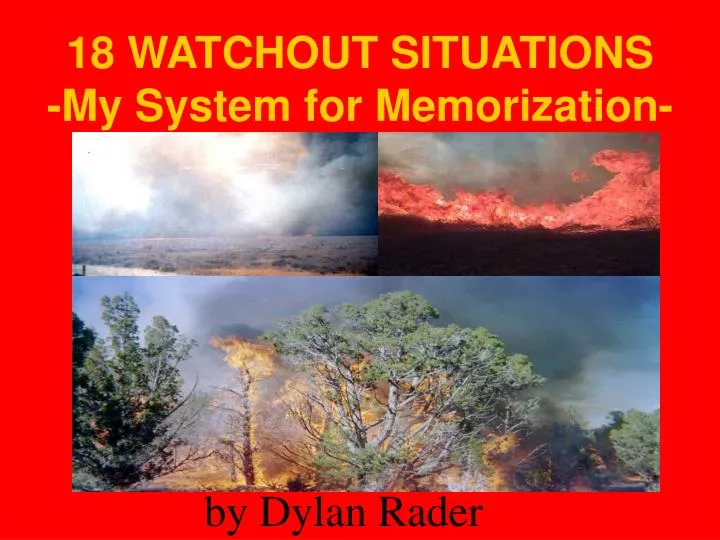 18 watchout situations my system for memorization