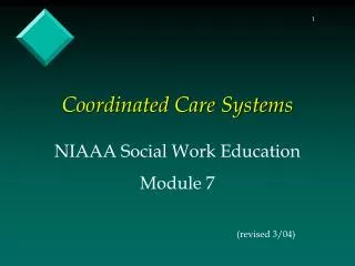 Coordinated Care Systems