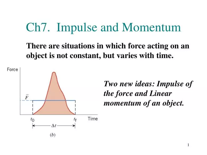 ch7 impulse and momentum