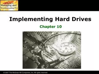 Implementing Hard Drives