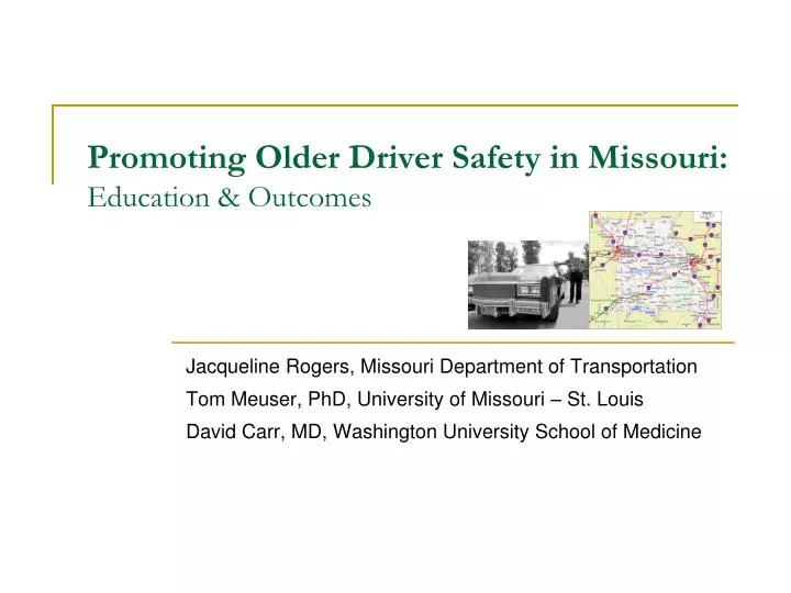 promoting older driver safety in missouri education outcomes