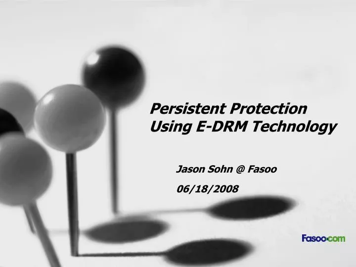 persistent protection using e drm technology