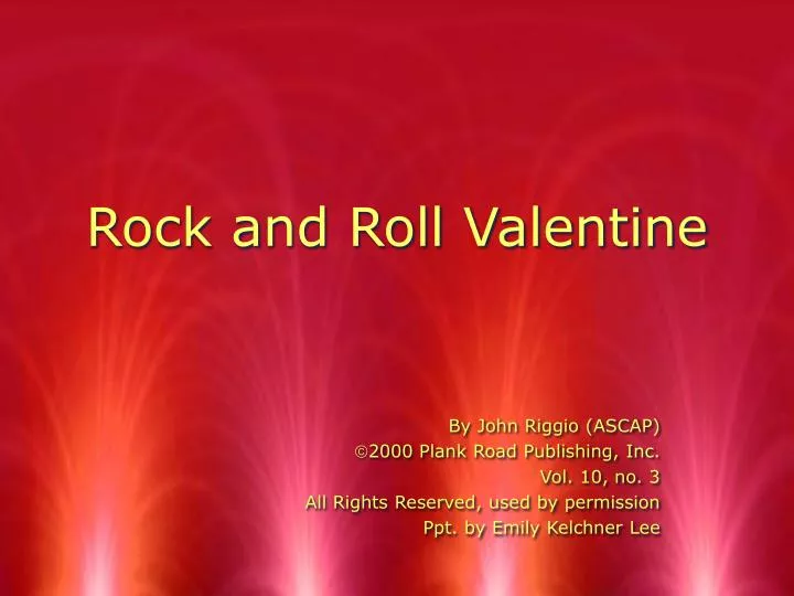 rock and roll valentine