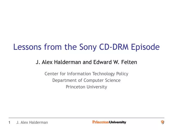 lessons from the sony cd drm episode