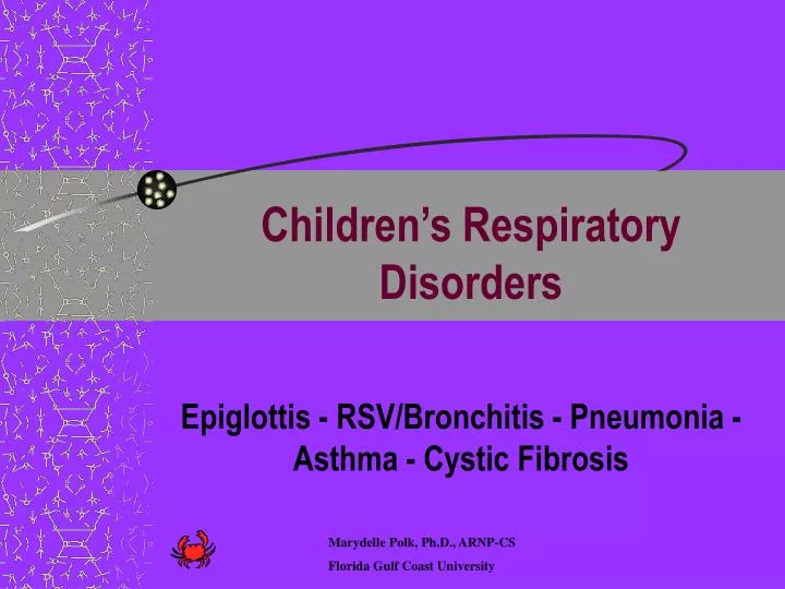 children s respiratory disorders