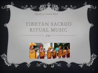 Tibetan Sacred Ritual Music