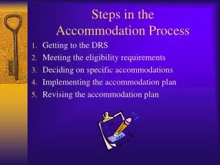 Steps in the Accommodation Process