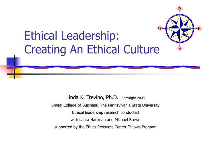 ethical leadership creating an ethical culture