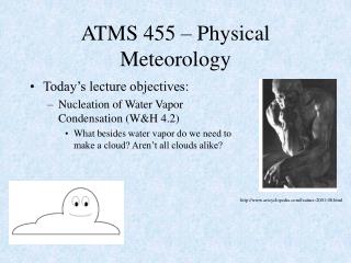 ATMS 455 – Physical Meteorology