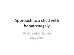 Approach to a child with hepatomegaly