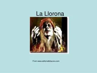 La Llorona