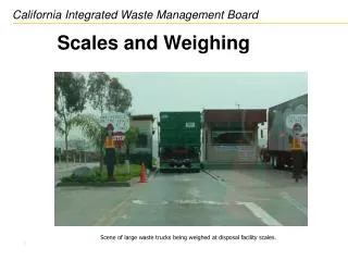 Scales and Weighing