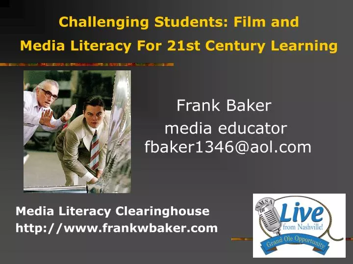 challenging students film and media literacy for 21st century learning