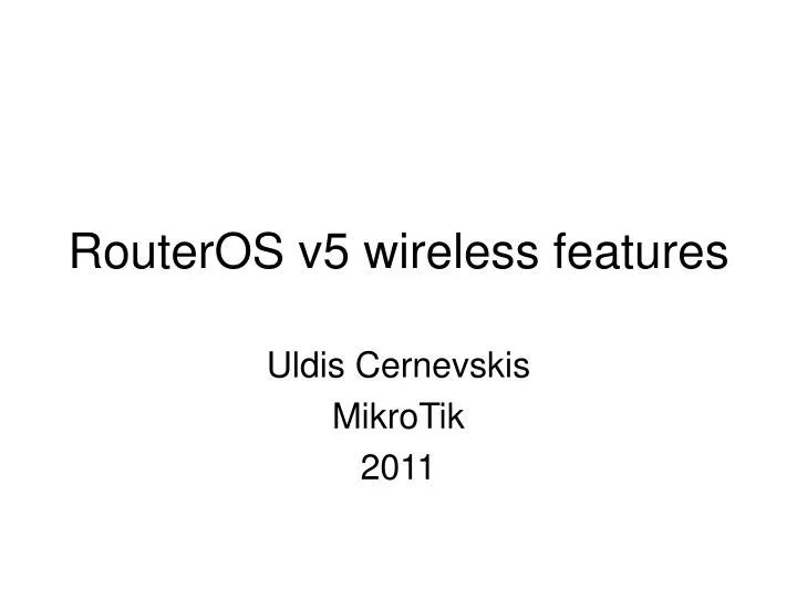 routeros v5 wireless features